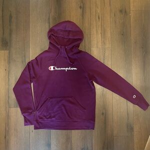 Champion Burgundy Athletic Hoodie